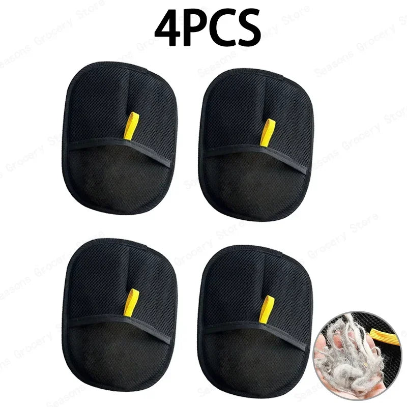 Gants anti-poils pour animaux de compagnie – Outil de toilettage et de nettoyage antistatique