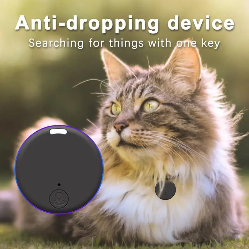 Mini porte-clés avec alarme et localisateur GPS - Étiquette intelligente pour animaux et clés