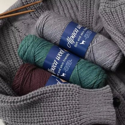 500g Coarse Hand-Weaving Alpaca Wool Yarn