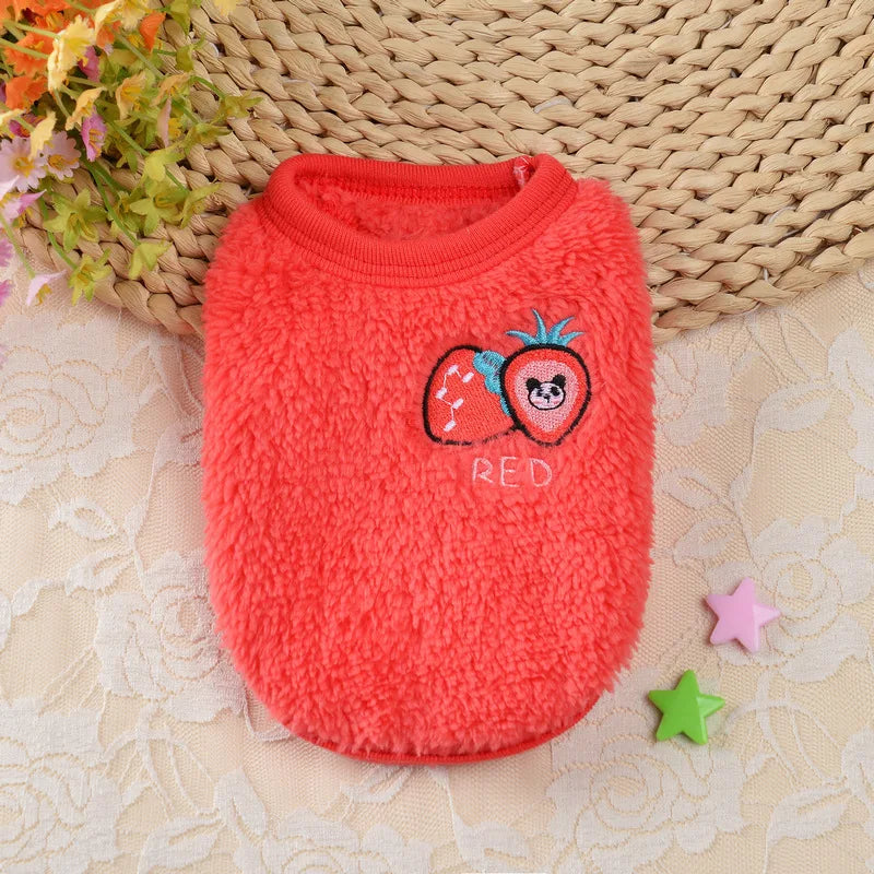 Vêtements polaires pour chiots nouveau-nés