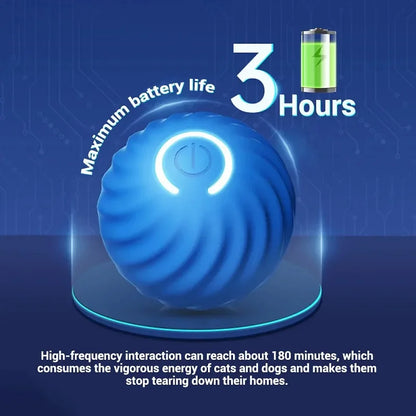Interactive Dog Toy Ball - USB Rechargeable Smart Puppy Toy - Bascora