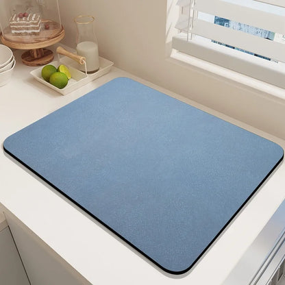 Diatomaceous Earth Kitchen Placemat - Premium Absorbent Drying Pad - Bascora
