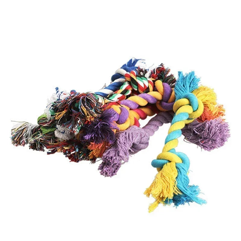 Jouet à mâcher en corde tressée durable pour chiens