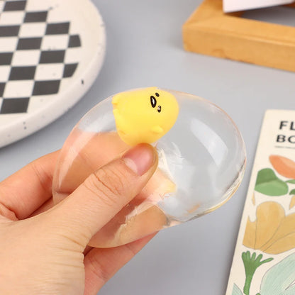 Splat Egg Stress Ball - Fun Novelty Relief Toy - Bascora