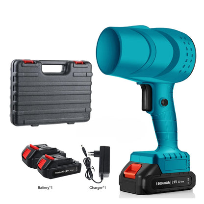 Electric Turbo Fan Blower - 380W Cordless Leaf Blower for 21V Battery - Bascora