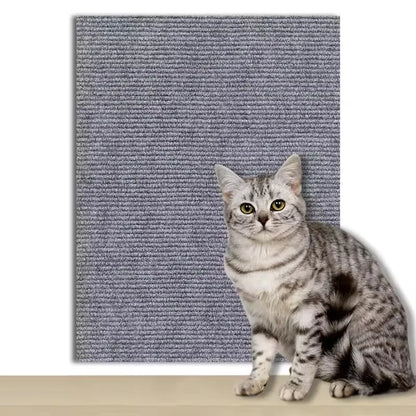 Cat Scratcher Sofa Protector - Self-Adhesive Furniture Protection Mat - Bascora