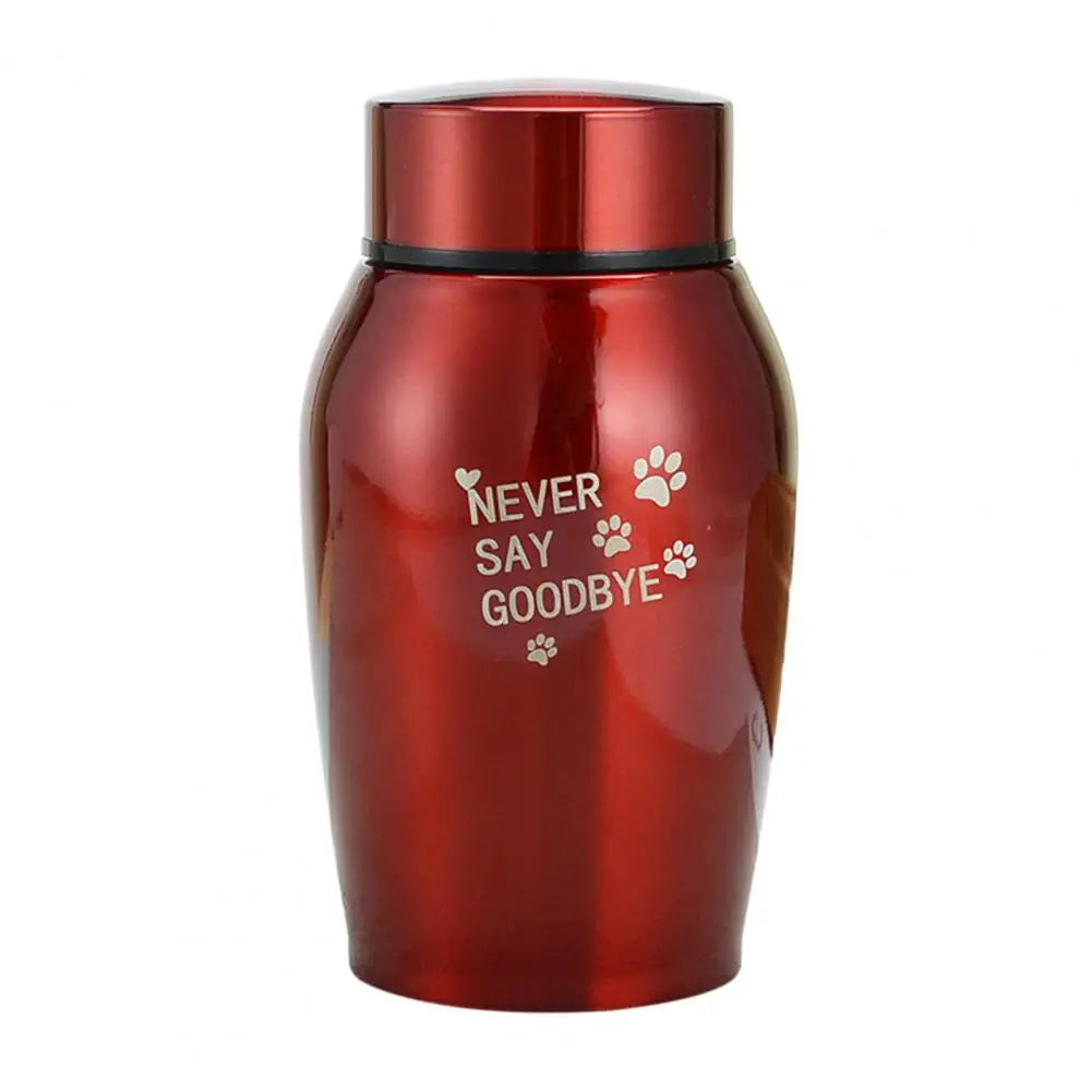 Pet Urn - Stainless Steel Cremation Urn for Dogs and Cats