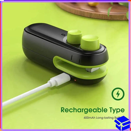 Reliable Mini Bag Sealer - Rechargeable Vacuum Sealing Machine