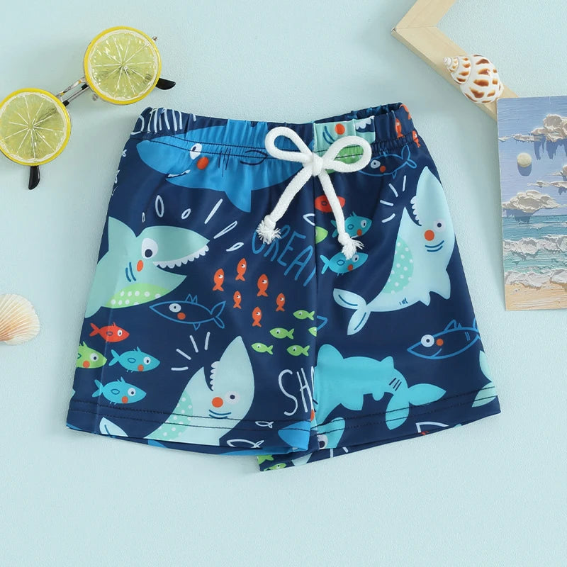 Bañador hawaiano para niños pequeños - Cintura elástica