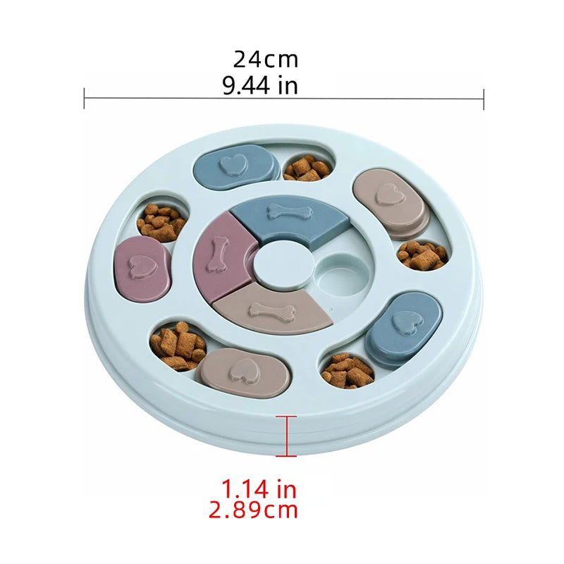 Jouet éducatif pour animaux de compagnie - Distributeur interactif de dressage pour chiens
