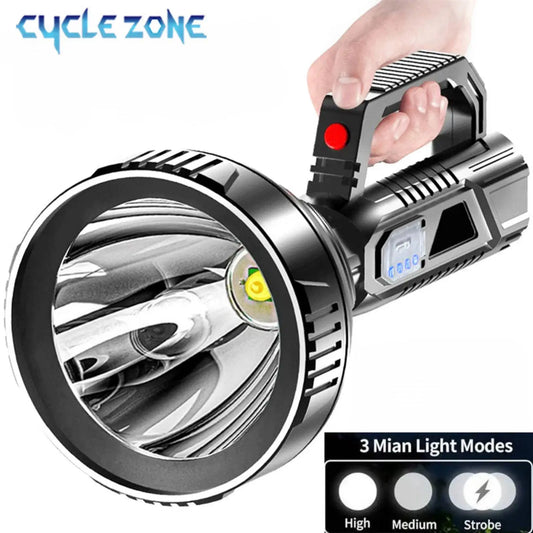 Portable Rechargeable Searchlight - Multi-Purpose Outdoor Lantern