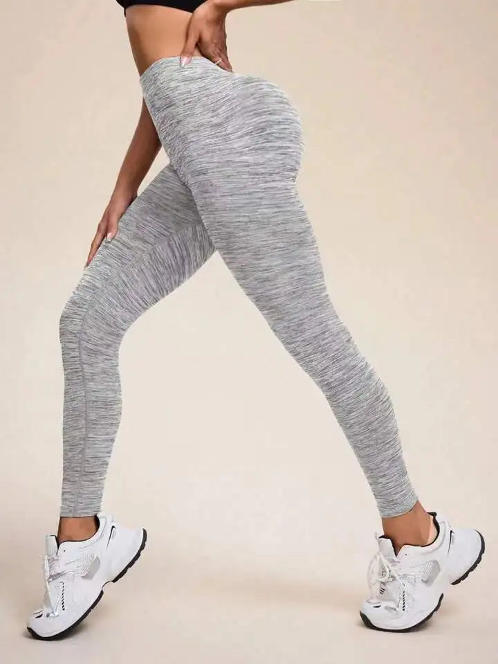 Women's V-Waist Butt Lifting Yoga Leggings - High Elastic Gym Wear