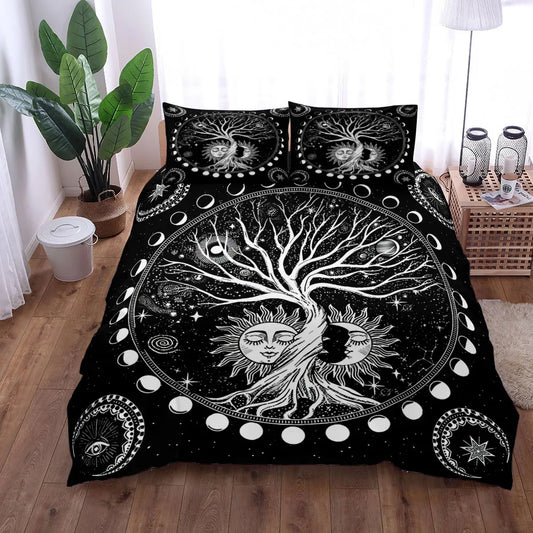 Parure de lit celtique Yggdrasil céleste