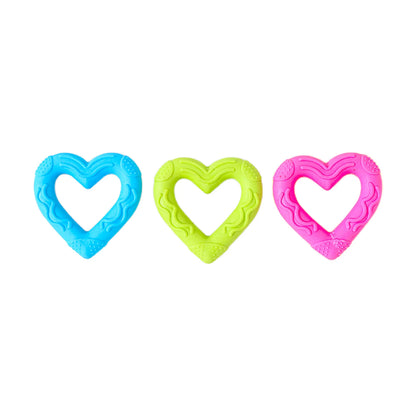 Small Dog Rubber Chew Toys - Bite Resistant Training & Teeth Cleaning - Bascora