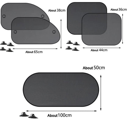 Universal Car Sunshade - Block UV Rays, Reduce Glare - Bascora