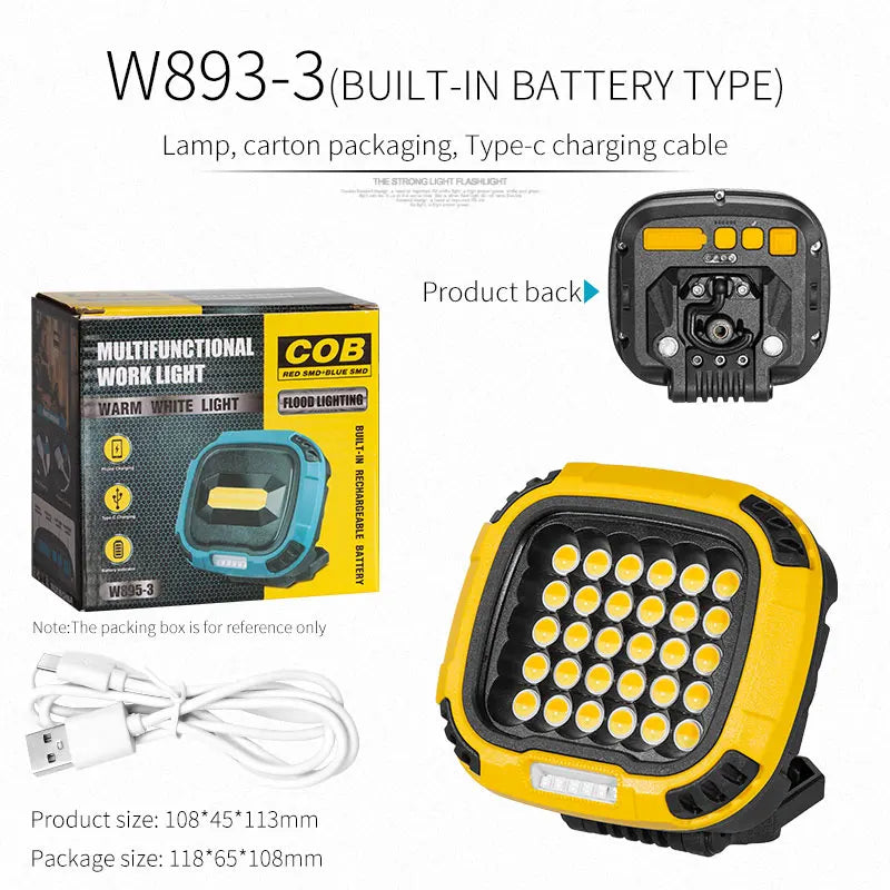 Power Bank Flashlight - 2-in-1 Portable Charger & Light
