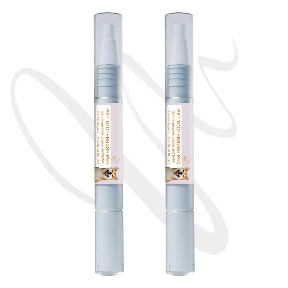 Stylo de nettoyage dentaire pour animaux de compagnie – Haleine fraîche et blanchiment des dents pour chiens et chats