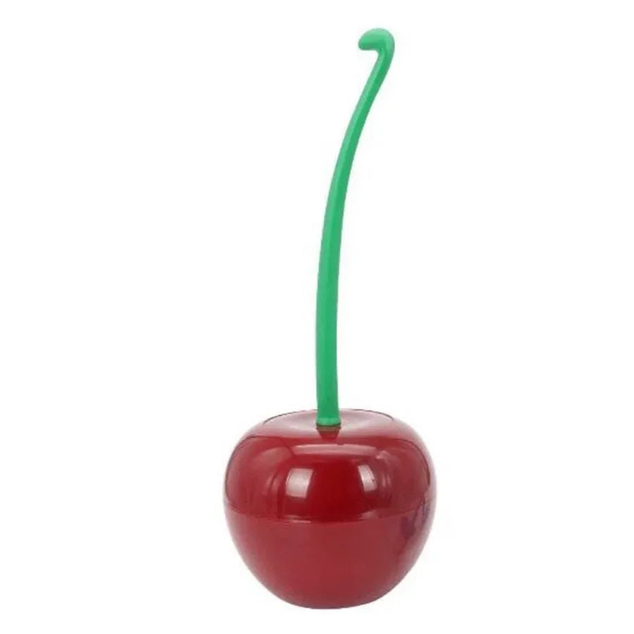 Cherry Shape Toilet Brush Set - Creative Bathroom Accessories