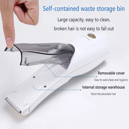 Pet Vacuum Clipper - Mess-Free Grooming with Suction - Bascora
