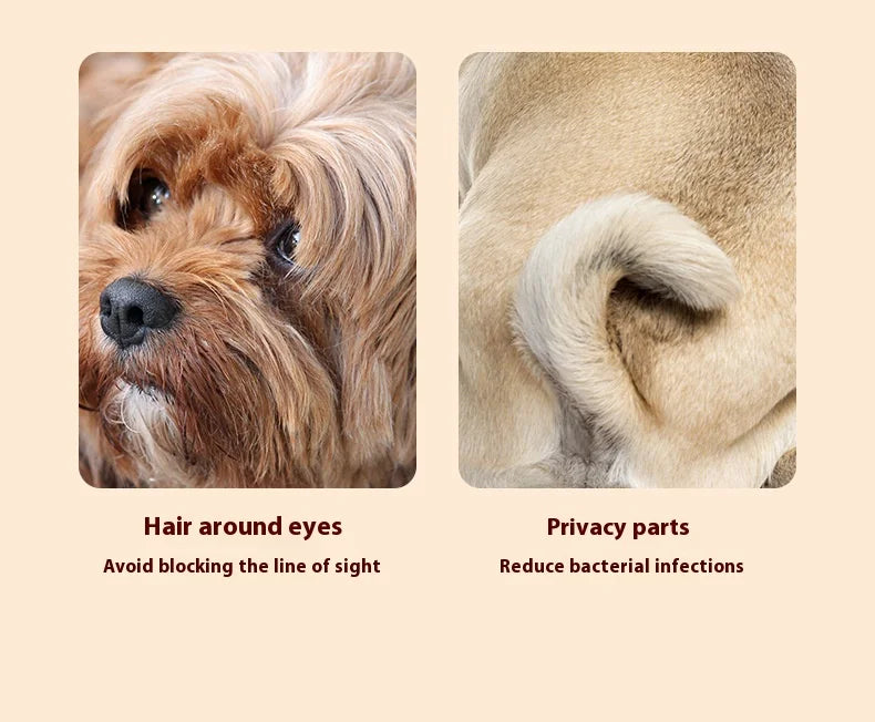 Afeitadora de patas para mascotas - Recortadora de pelos de patas