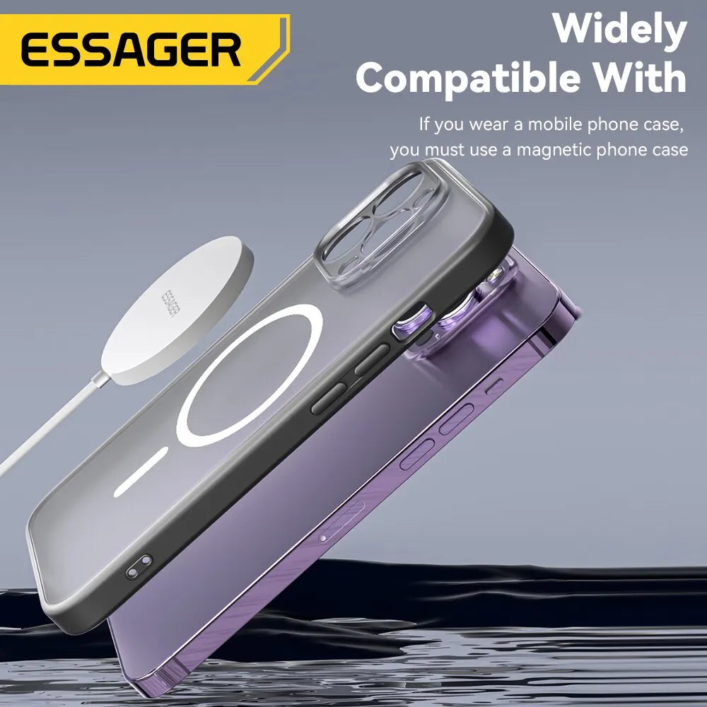 Chargeur magnétique sans fil Essager 15 W - Charge rapide pour iPhone