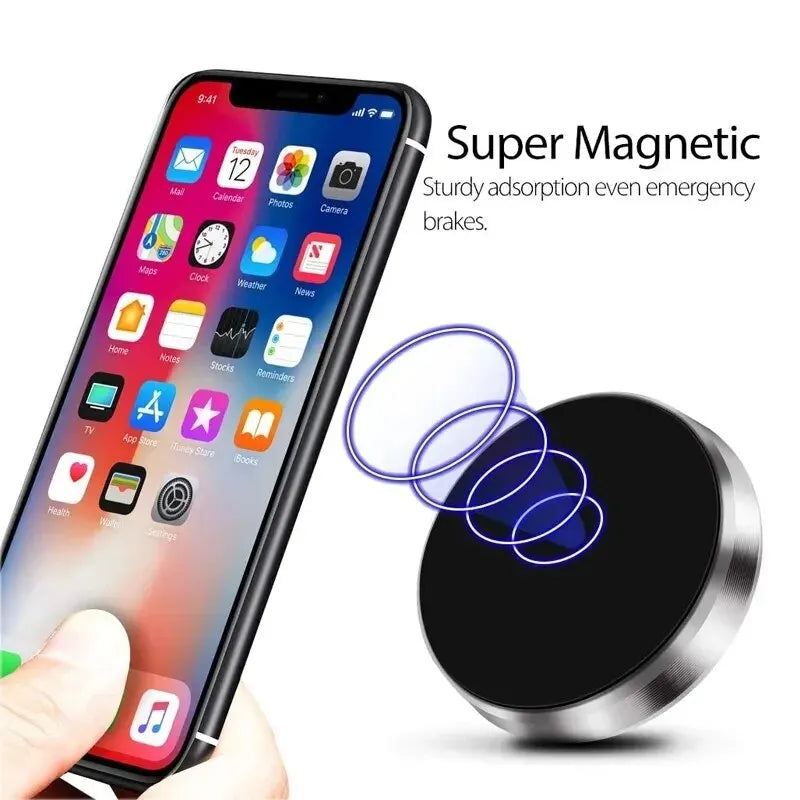 Magnetic Phone Car Holder Stand - Universal Mount Bracket Stick-on