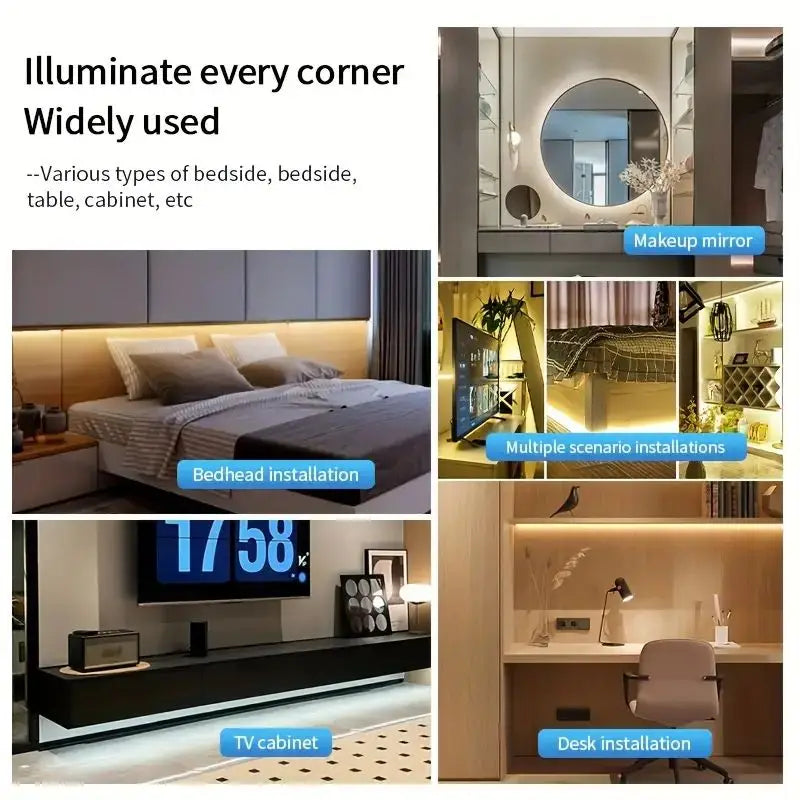 COB LED Strip Touch Dimmer - 5V USB Flexible Light Tape