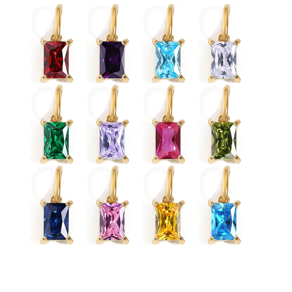 Savaé Design 14K Gold Rectangle Charms