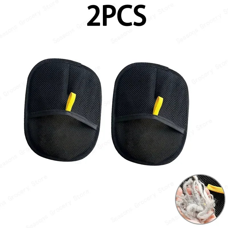 Gants anti-poils pour animaux de compagnie – Outil de toilettage et de nettoyage antistatique
