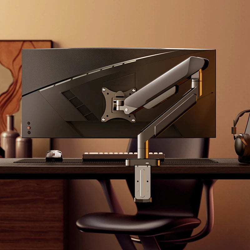 Universal Single Monitor Bracket - 14-32 Inch Desk Mount