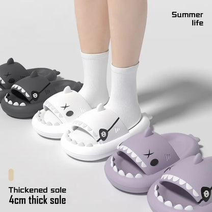 Summer Shark Slippers - Comfortable and Stylish Footwear - Bascora