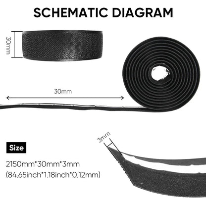 Bicycle Handlebar Tape - Anti-Slip Waterproof Bar Wrap - Bascora