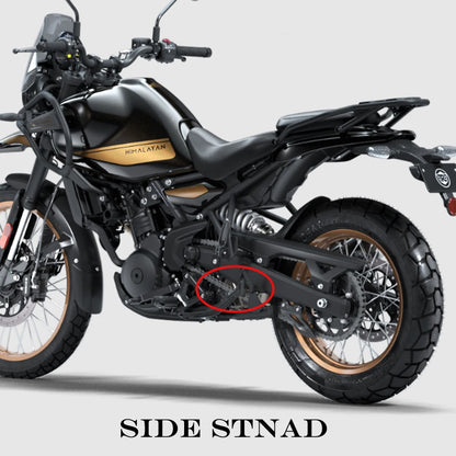 Royal Enfield Himalayan Kickstand Extension Pad - CNC Side Stand - Bascora
