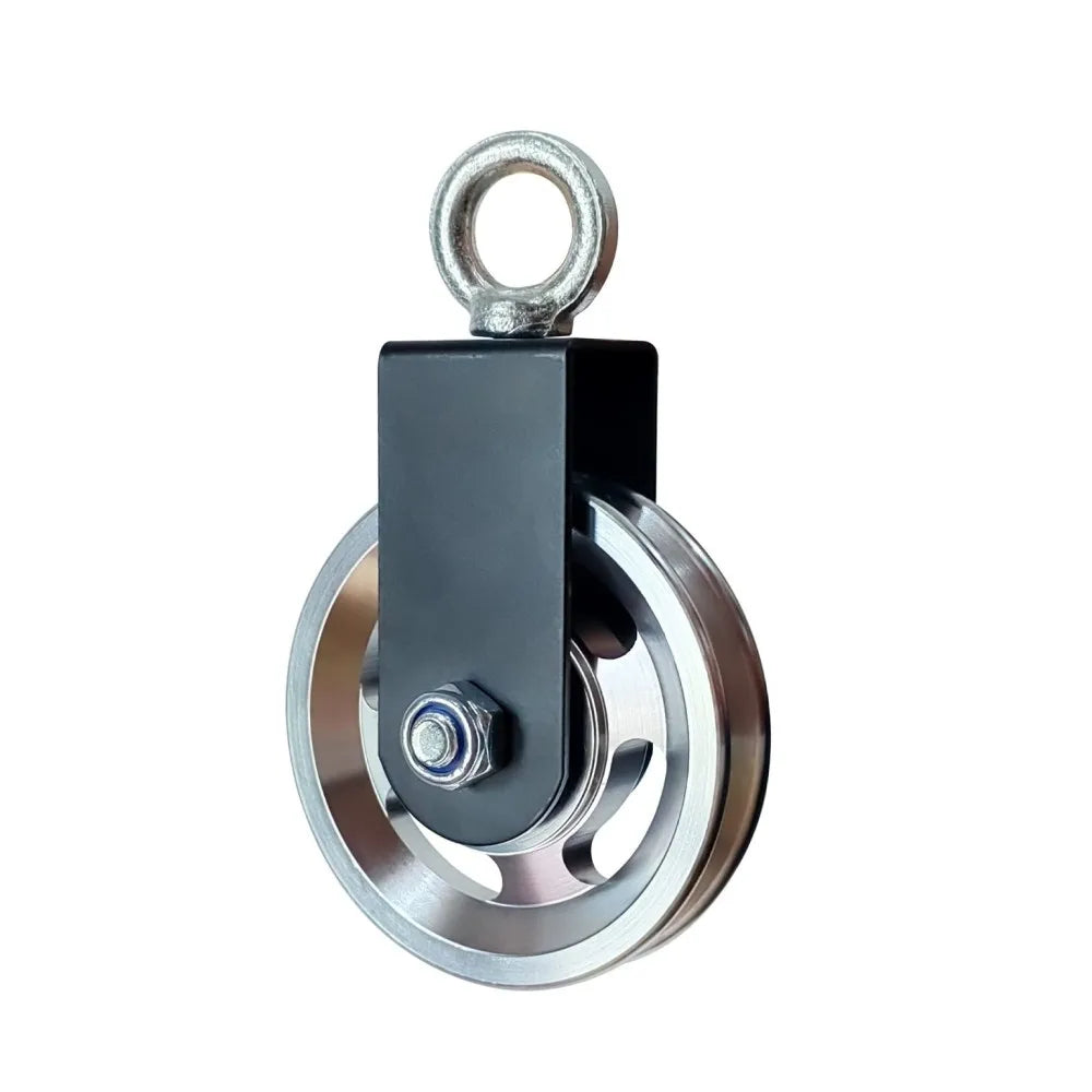 Polea de aluminio de alta resistencia - Sistema de fitness con rotación de 360°