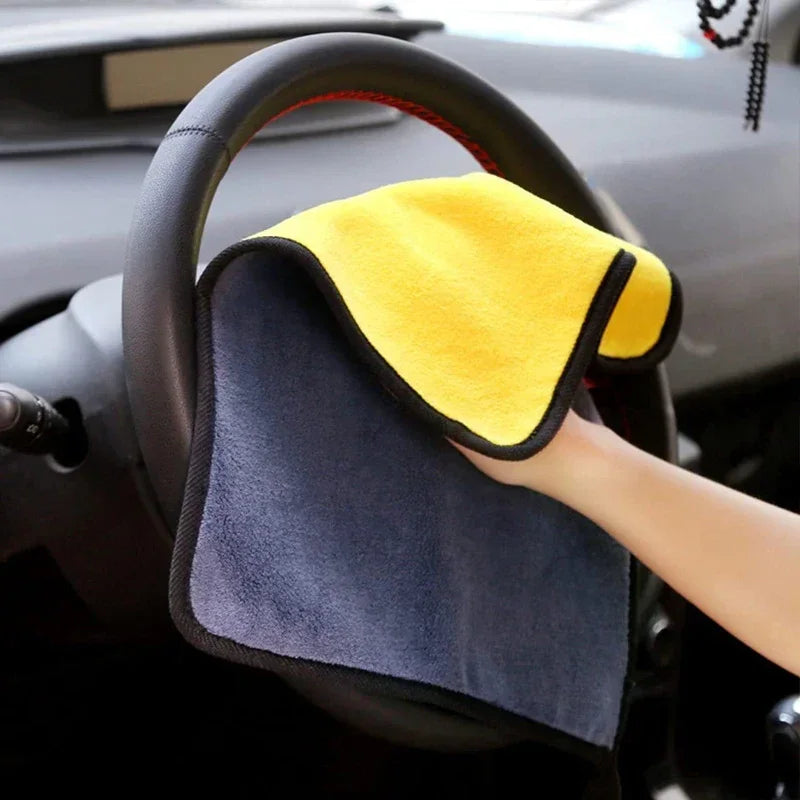 Microfiber Car Cleaning Towels - Auto Detailing & Household Cloths Set