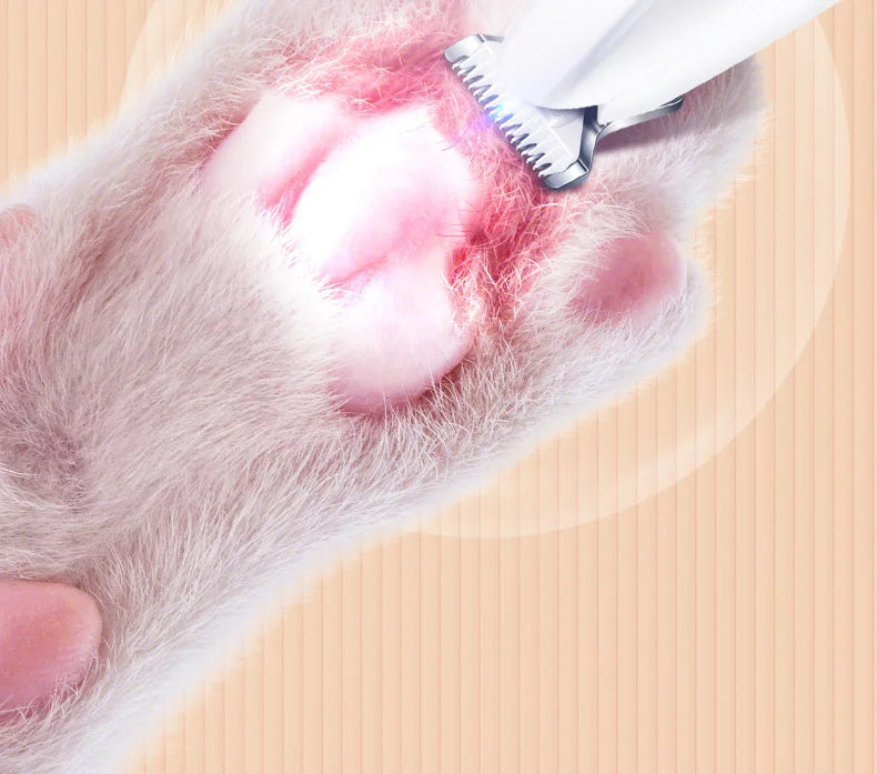 Afeitadora de patas para mascotas - Recortadora de pelos de patas
