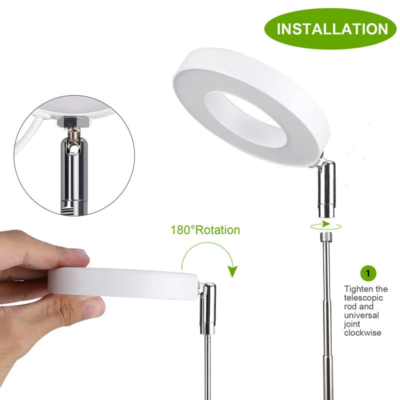 LED Grow Light Full Spectrum - USB 5V with Timer & Height Adjustment