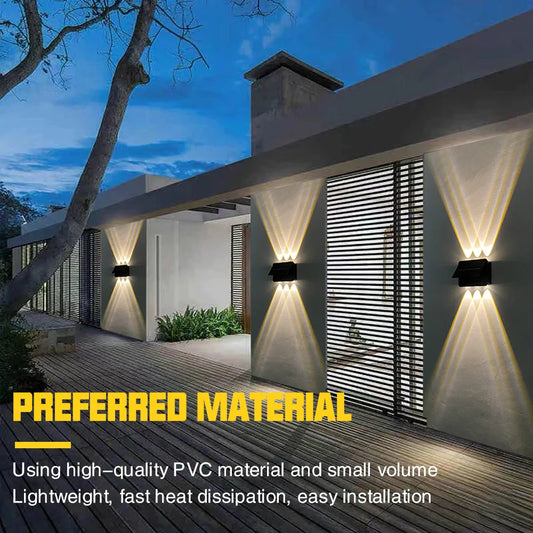 Solar Wall Light - Waterproof LED