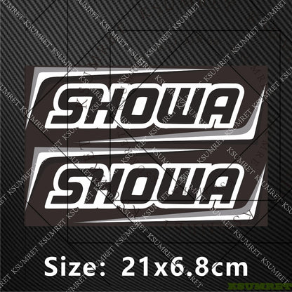 Motorcycle Fork Suspension Sticker - Reflective Motocross Decals - Bascora