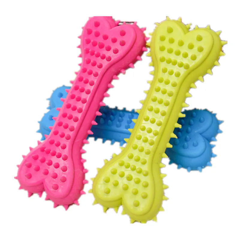 Jouets à mâcher en caoutchouc pour petits chiens - Résistants aux morsures, pour l'entraînement et le nettoyage des dents