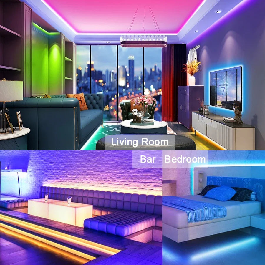 LED Strip Light 5M 300LEDs RGB - Waterproof SMD2835 12V