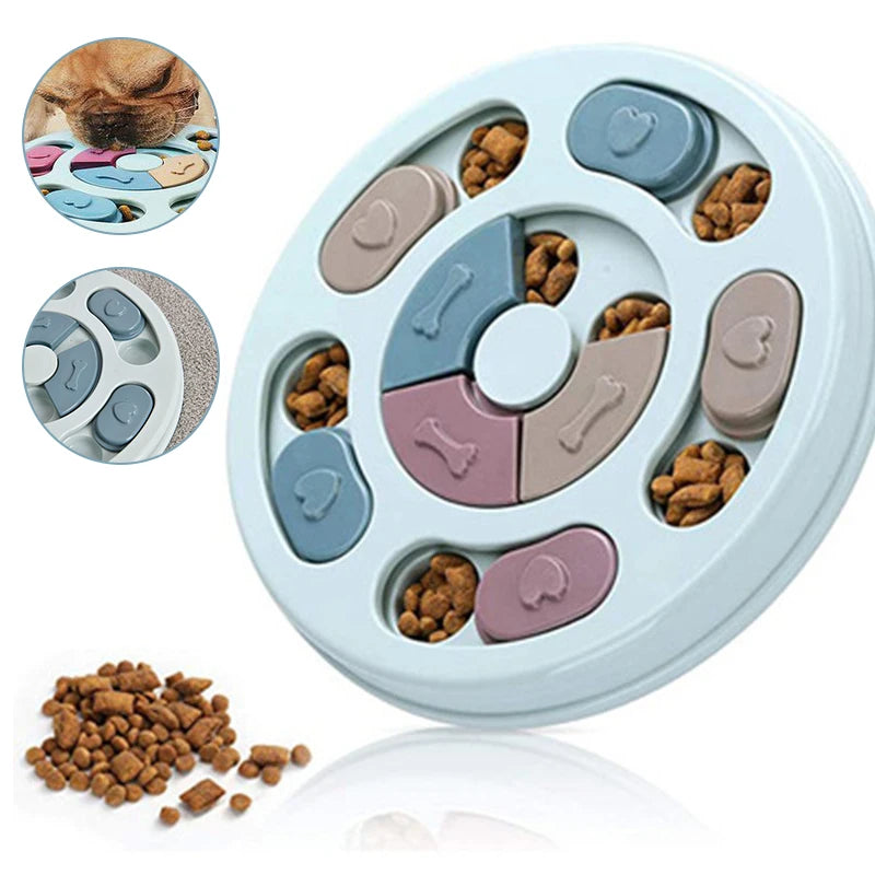 Jouet éducatif pour animaux de compagnie - Distributeur interactif de dressage pour chiens