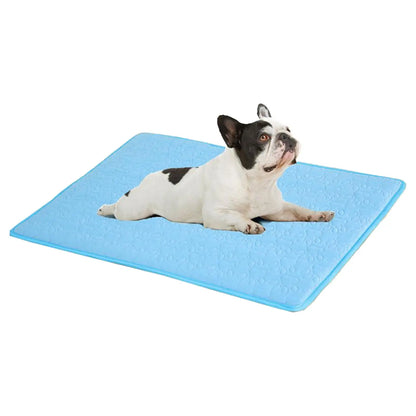 Non-Slip Pet Cooling Mat - Secure Grip Technology - Bascora