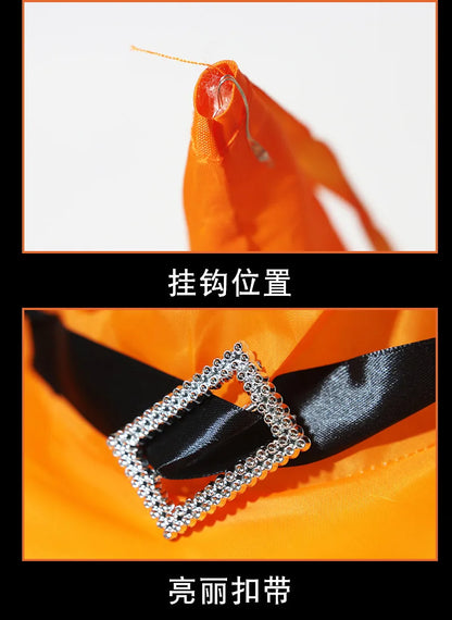 LED Halloween Witch Hat - Flashing Light Starry Sky Decoration - Bascora