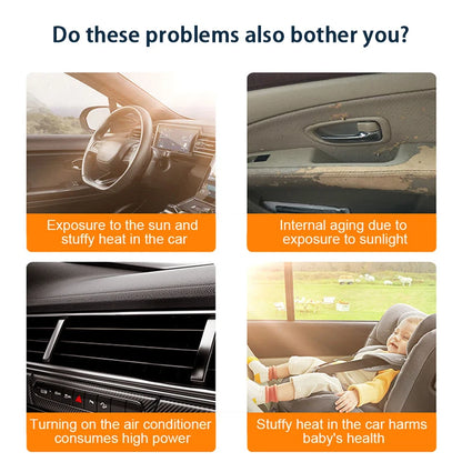 Car Sun Shade UV Protection - Bascora