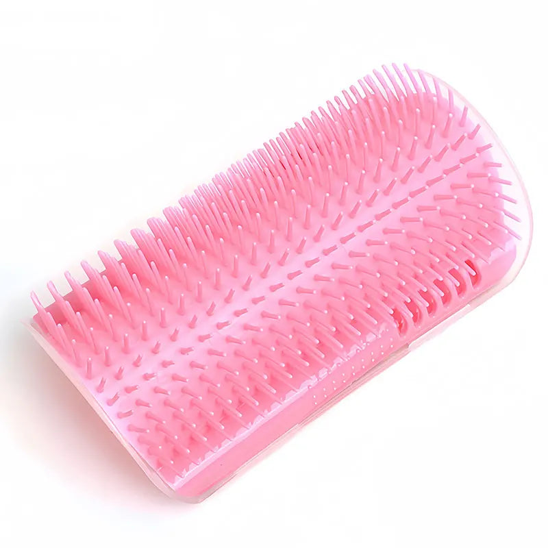 Cat Groomer Post Corner Brush