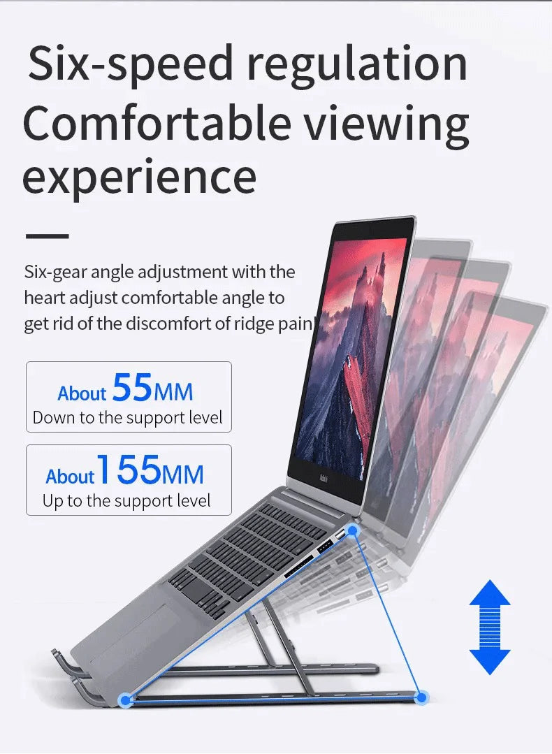 Premium Aluminum Laptop Stand - Professional Grade