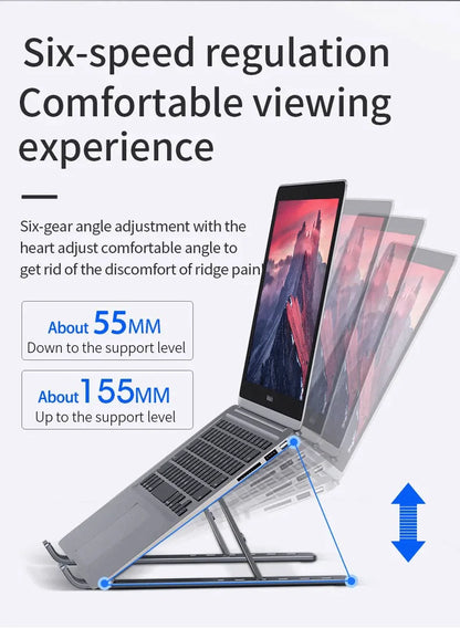 Premium Aluminum Laptop Stand - Professional Grade - Bascora