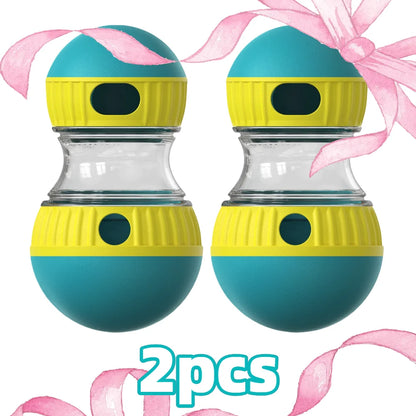 Interactive Dog Treat Dispenser Toy - Adjustable Slow Feeder for All Sizes - Bascora