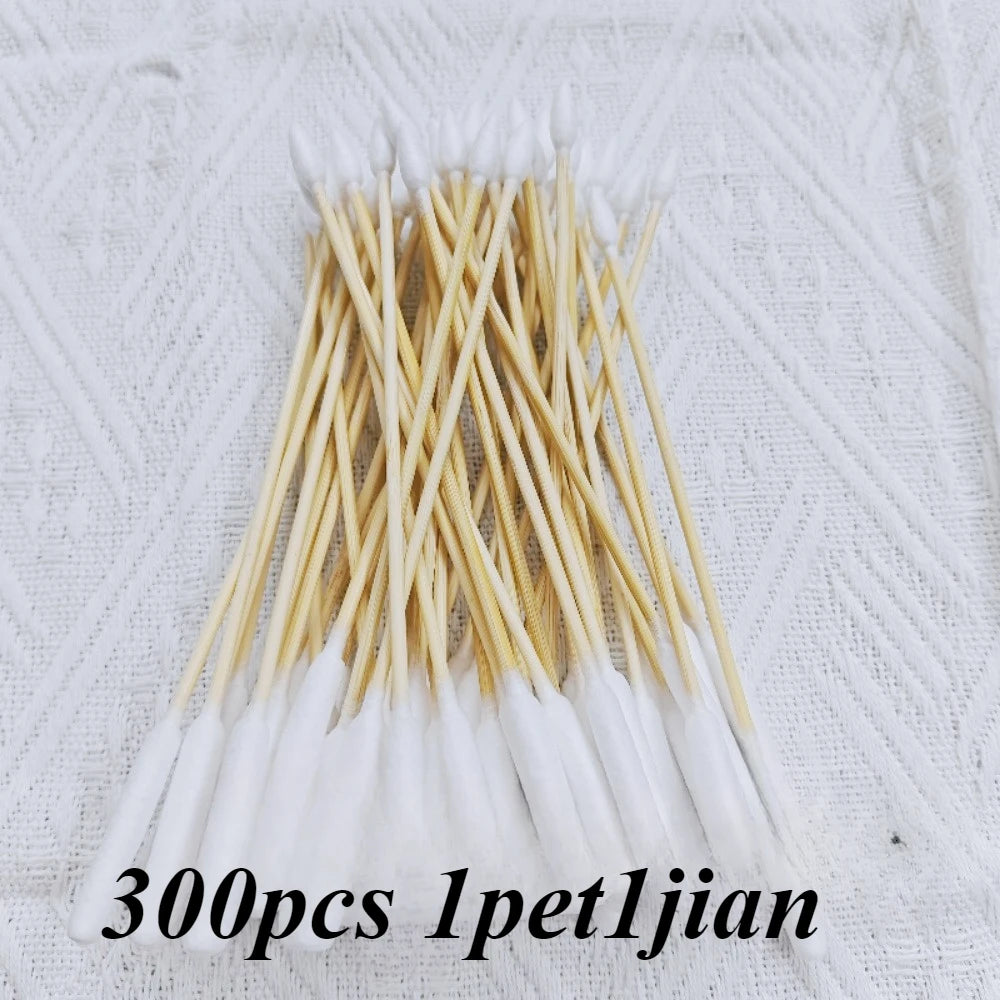 Tampons nettoyants pour oreilles d'animaux - 50/100/300/500/900/1000 pièces